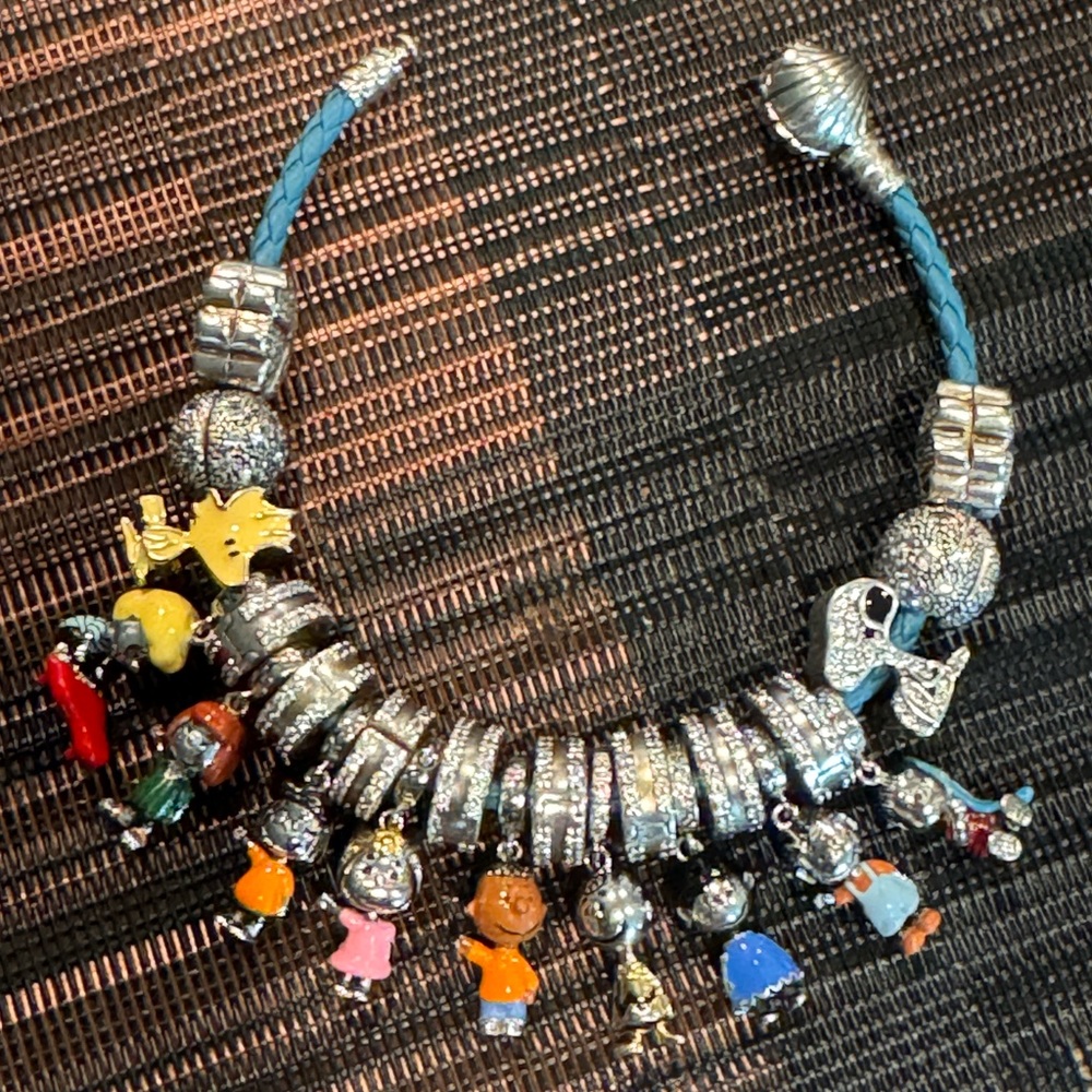 Pandora Leather Charm Bracelet